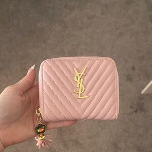 YSL PINK WALLET